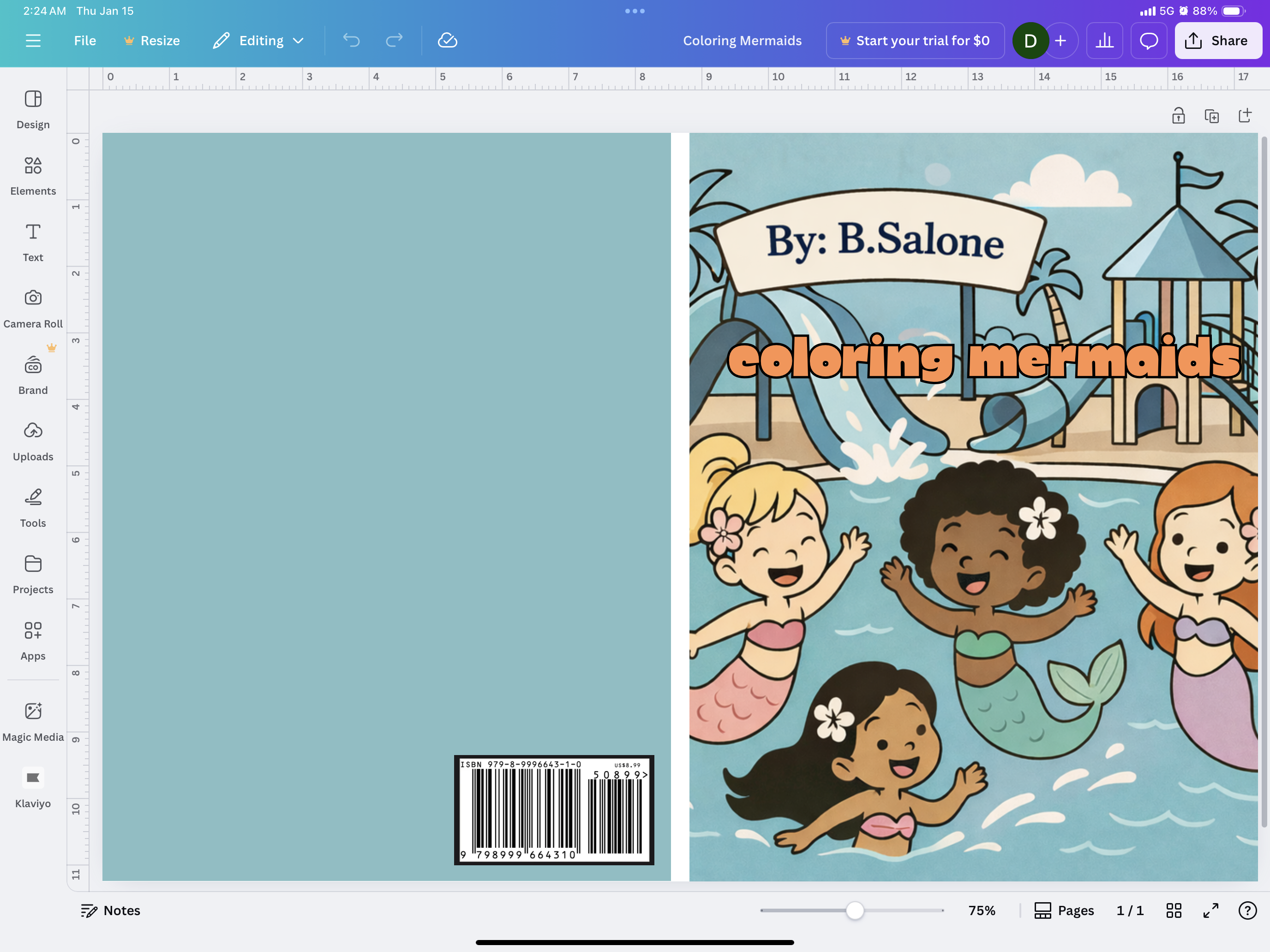 Coloring mermaids